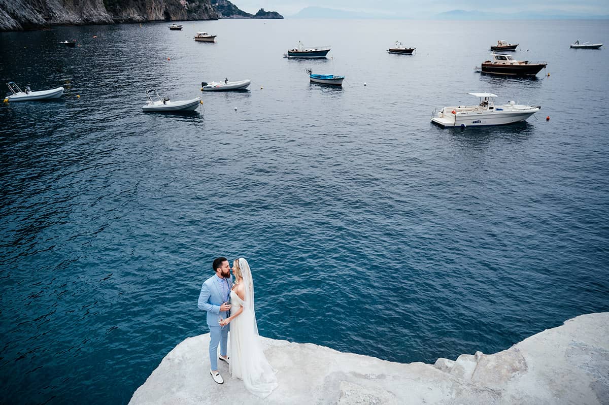 Elopement Intimate Wedding Positano - emiliano russo - positano wedding photographer