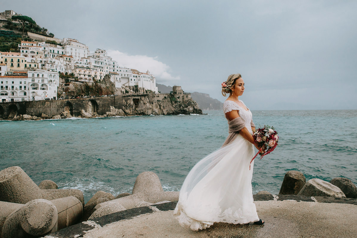 amalfi coast beach wedding - emiliano russo