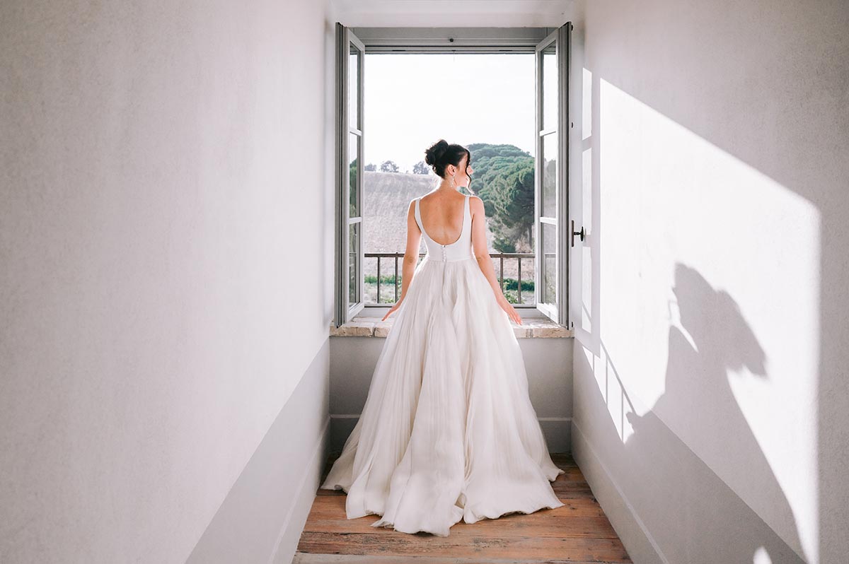 Intimate wedding at Palazzo Avino Ravello white walls