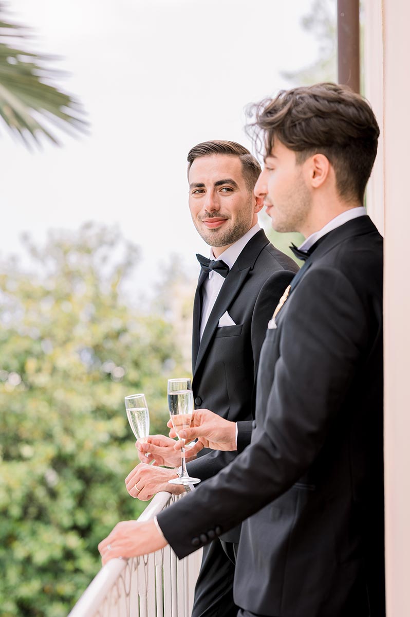 Intimate wedding at Palazzo Avino Ravello - getting ready