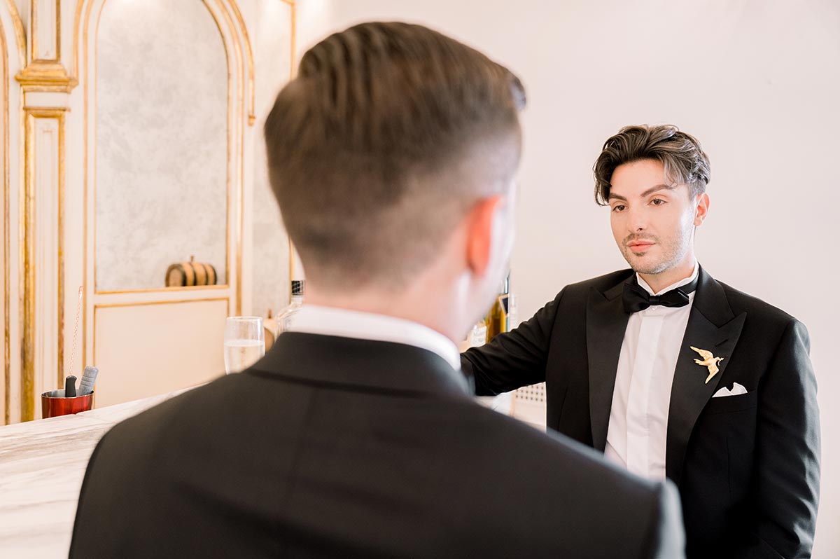 Ravello wedding planner | Emiliano Russo | Intimate wedding at Palazzo Avino Ravello lounge bar