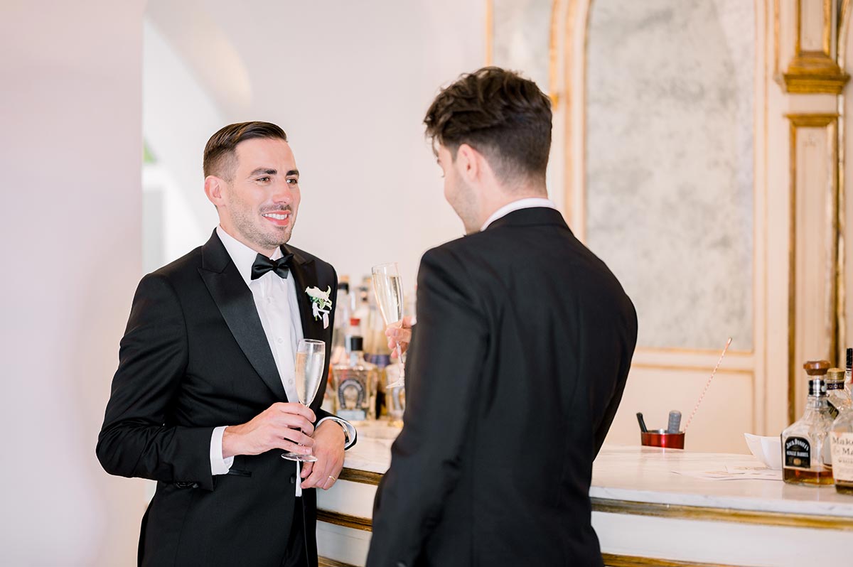 Ravello wedding planner | Emiliano Russo | Intimate wedding at Palazzo Avino Ravello lounge bar
