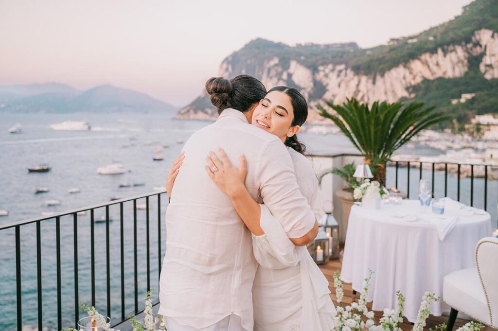 capri wedding proposal