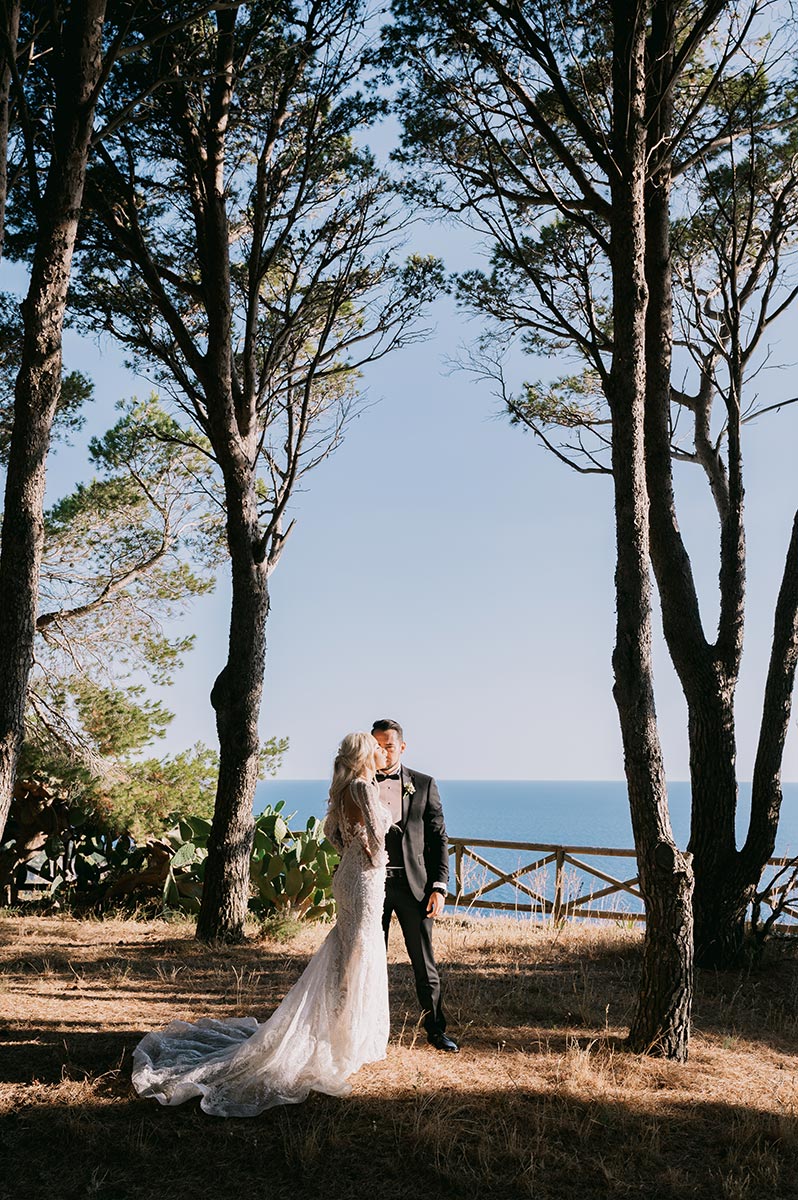 Intimate wedding at Palazzo Avino Ravello white walls