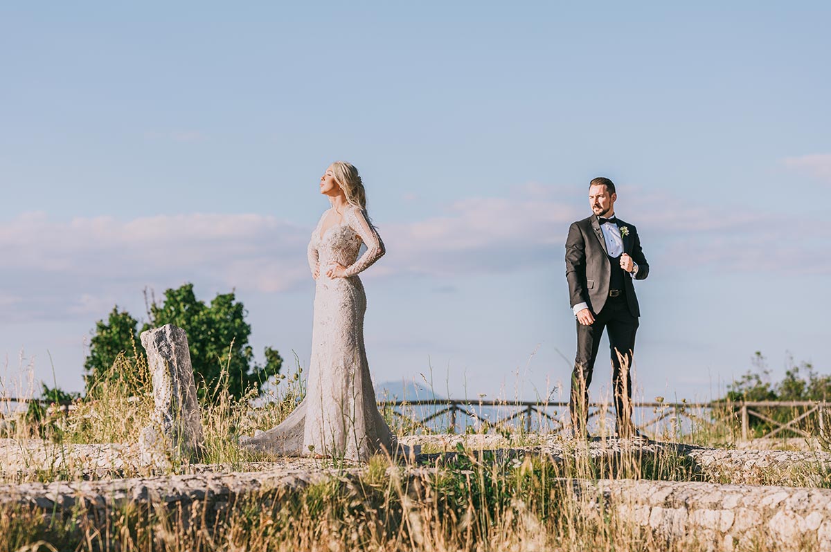 symbolic wedding in Anacapri - couple shots