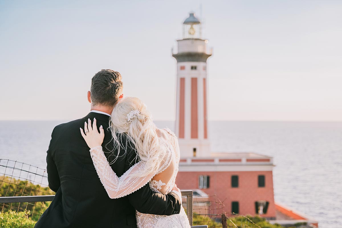 symbolic wedding in Anacapri lighthouse