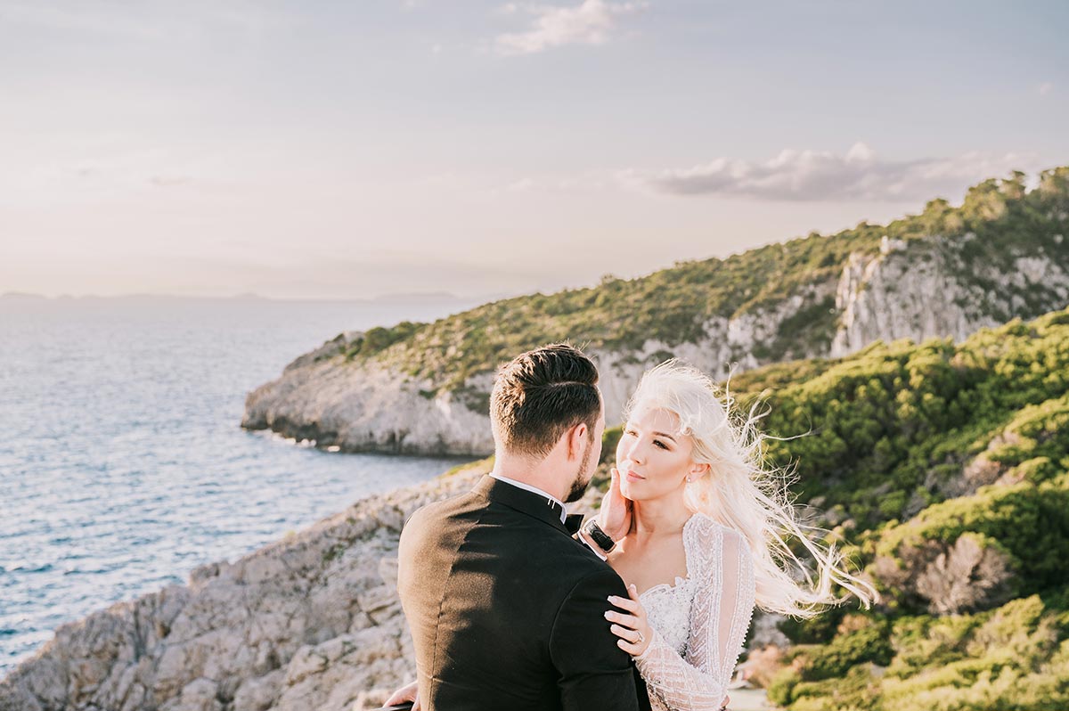 symbolic wedding in Anacapri lighthouse
