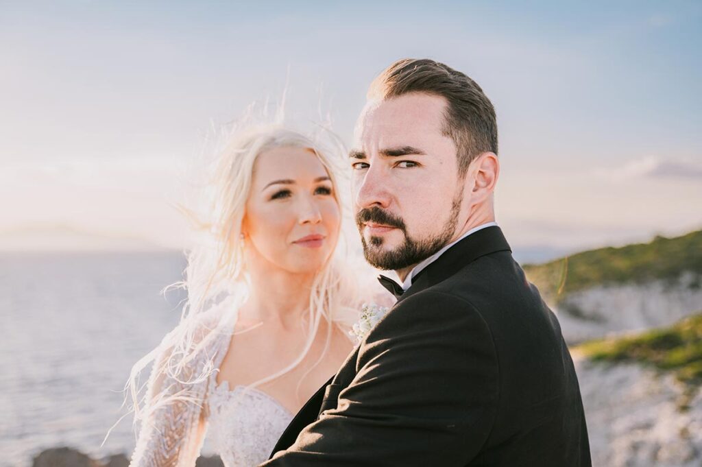 symbolic wedding in Anacapri lighthouse