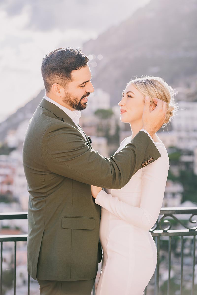 micro wedding in positano