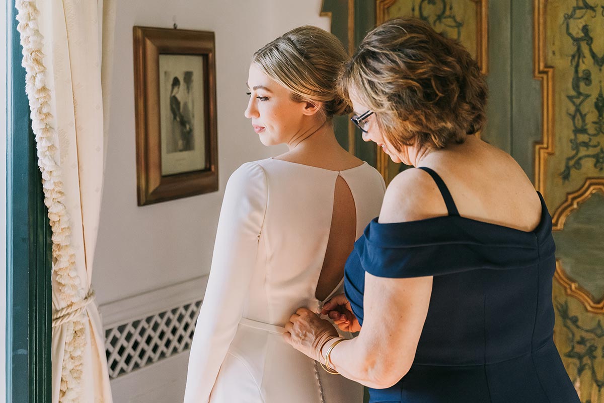 micro wedding in positano