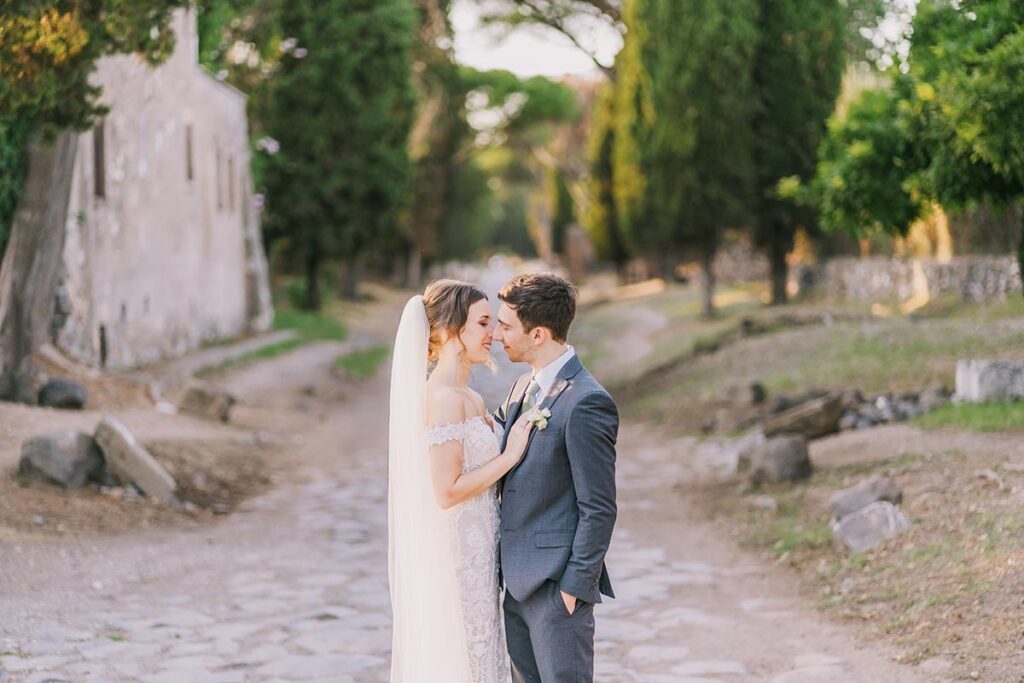 wedding in villa livia appia antica rome