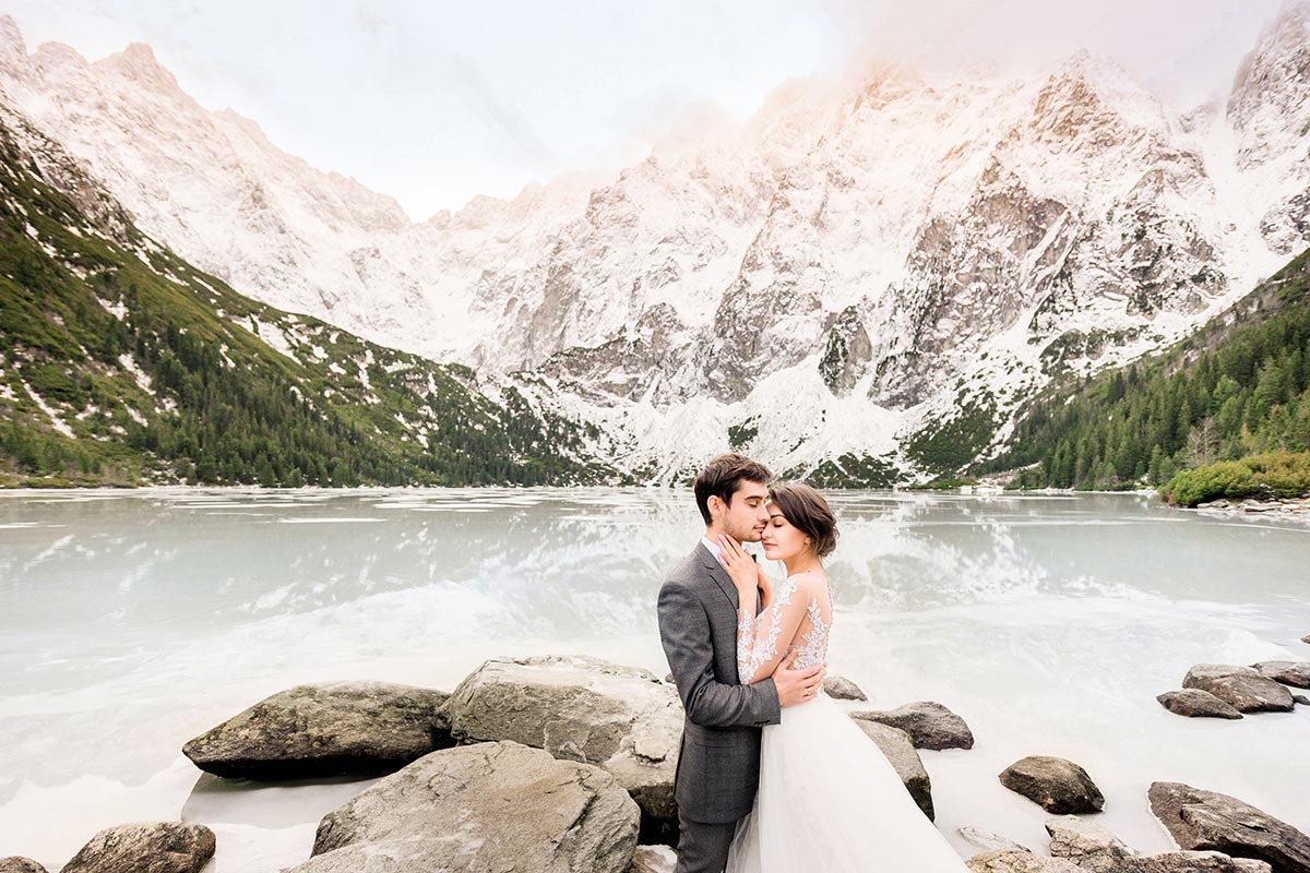 Lake Braies wedding photographer emiliano russo