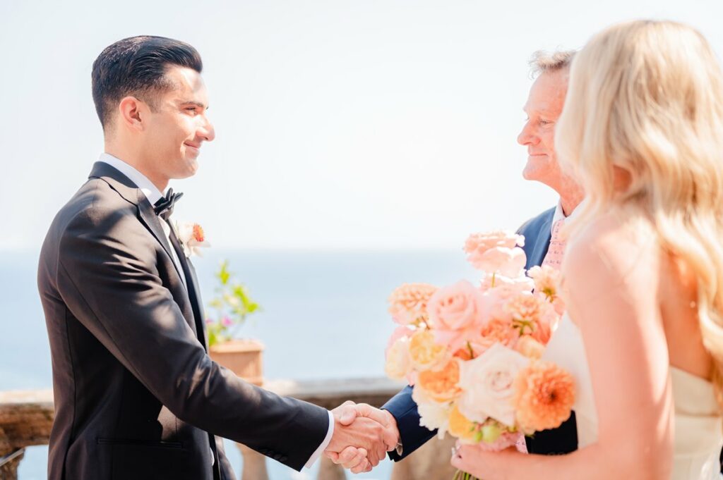 Micro wedding at Villa Magia Positano
