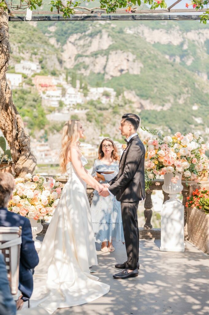 Micro wedding at Villa Magia Positano