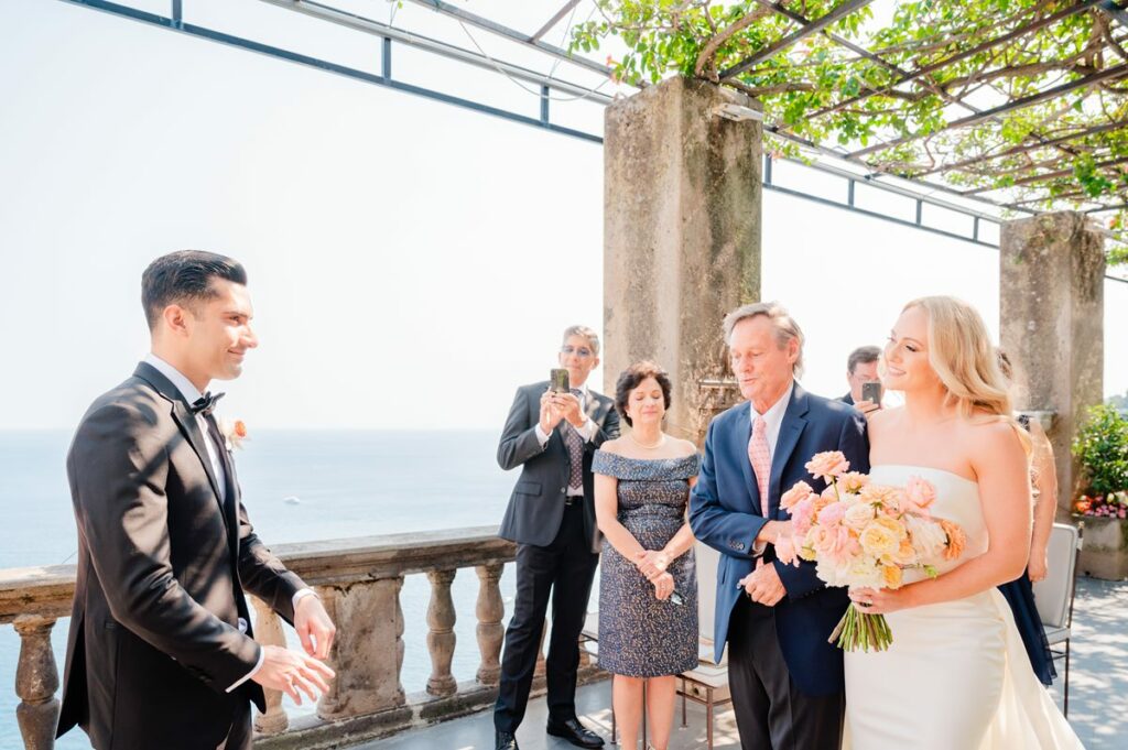 Micro wedding at Villa Magia Positano