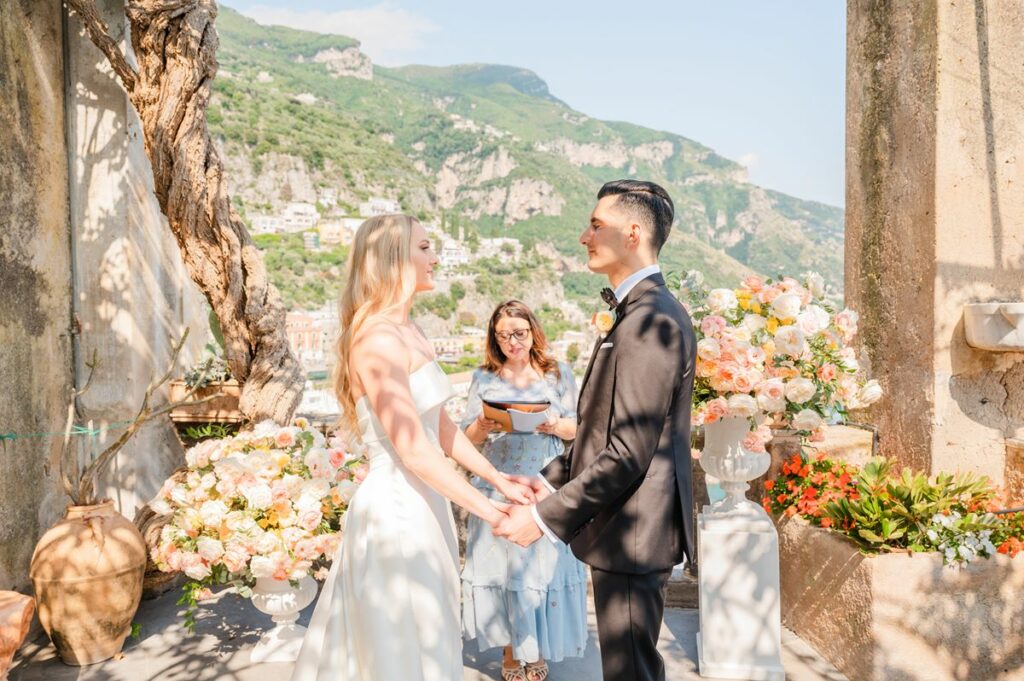 Micro wedding at Villa Magia Positano