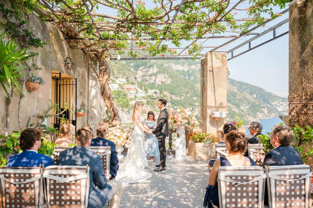 Micro wedding at Villa Magia Positano