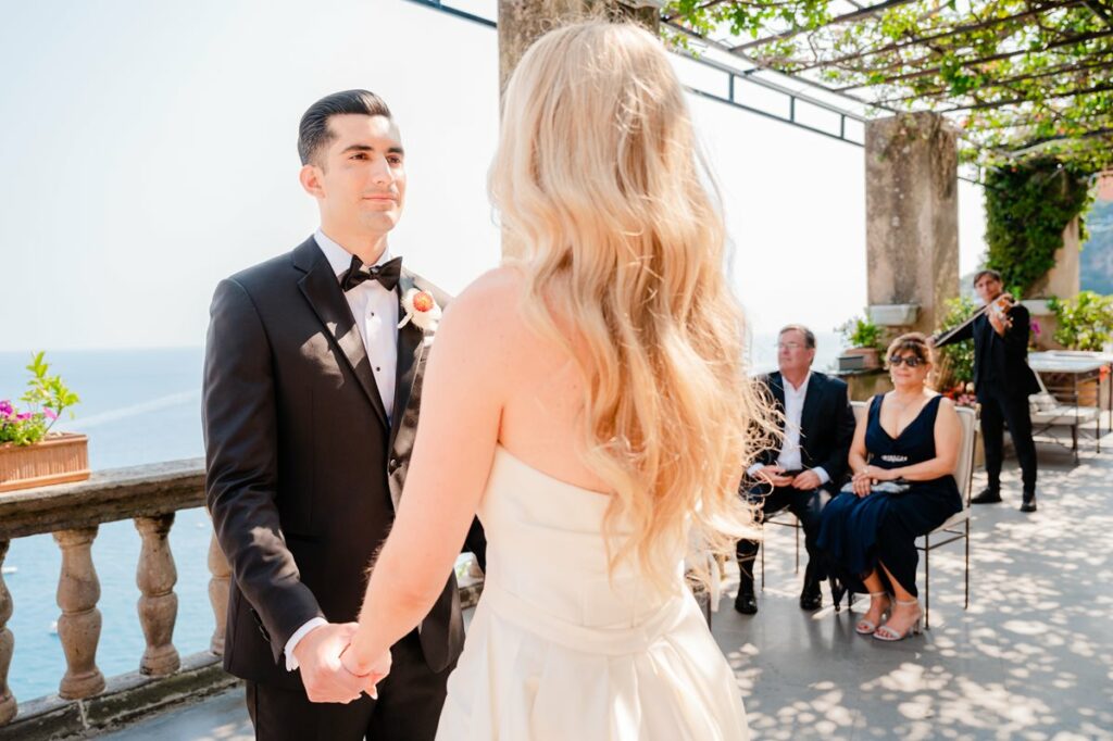 Micro wedding at Villa Magia Positano