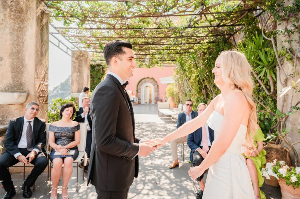 Micro wedding at Villa Magia Positano