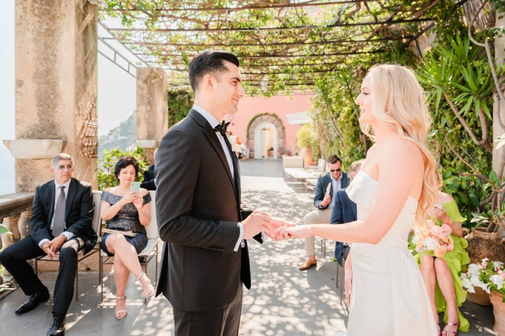 Micro wedding at Villa Magia Positano