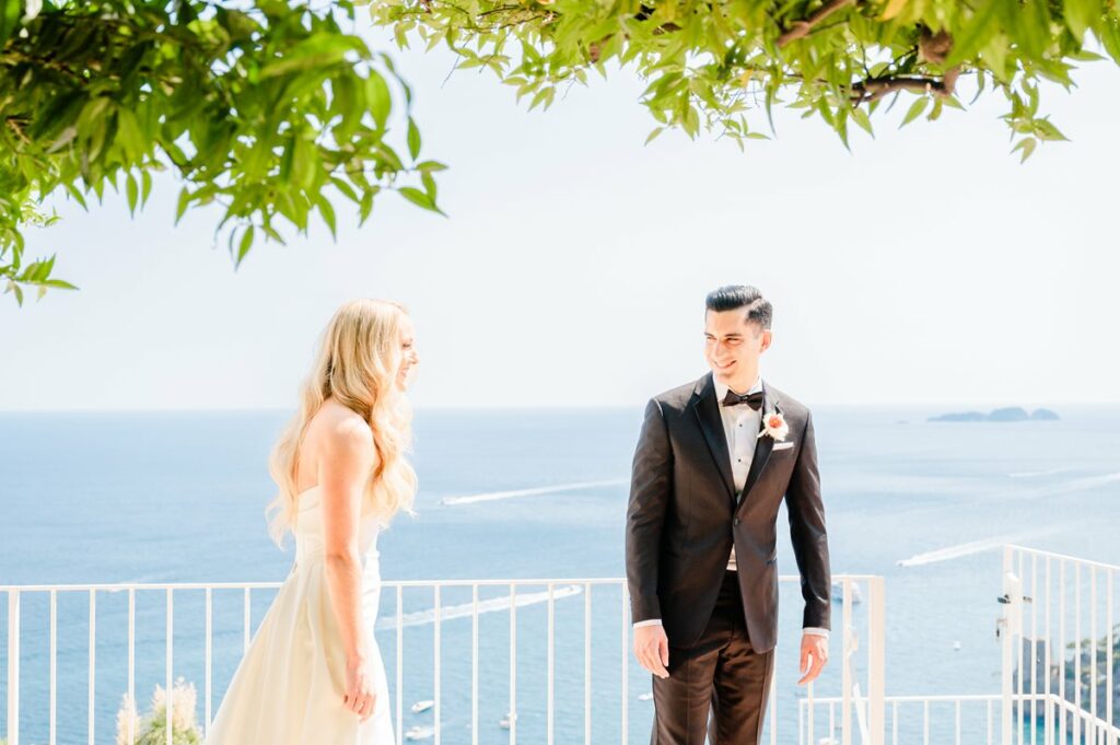 Micro wedding at Villa Magia Positano