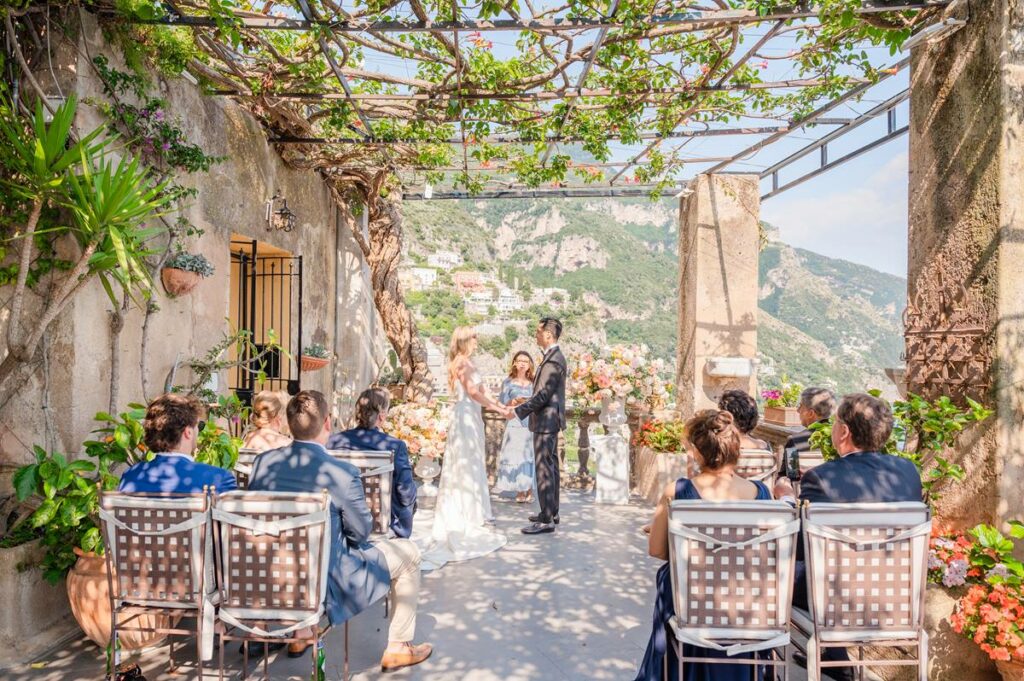 Micro wedding at Villa Magia Positano