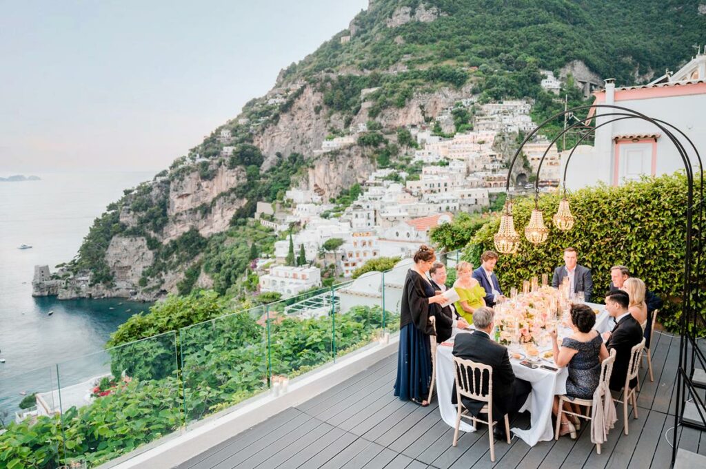 Micro wedding at Villa Magia Positano