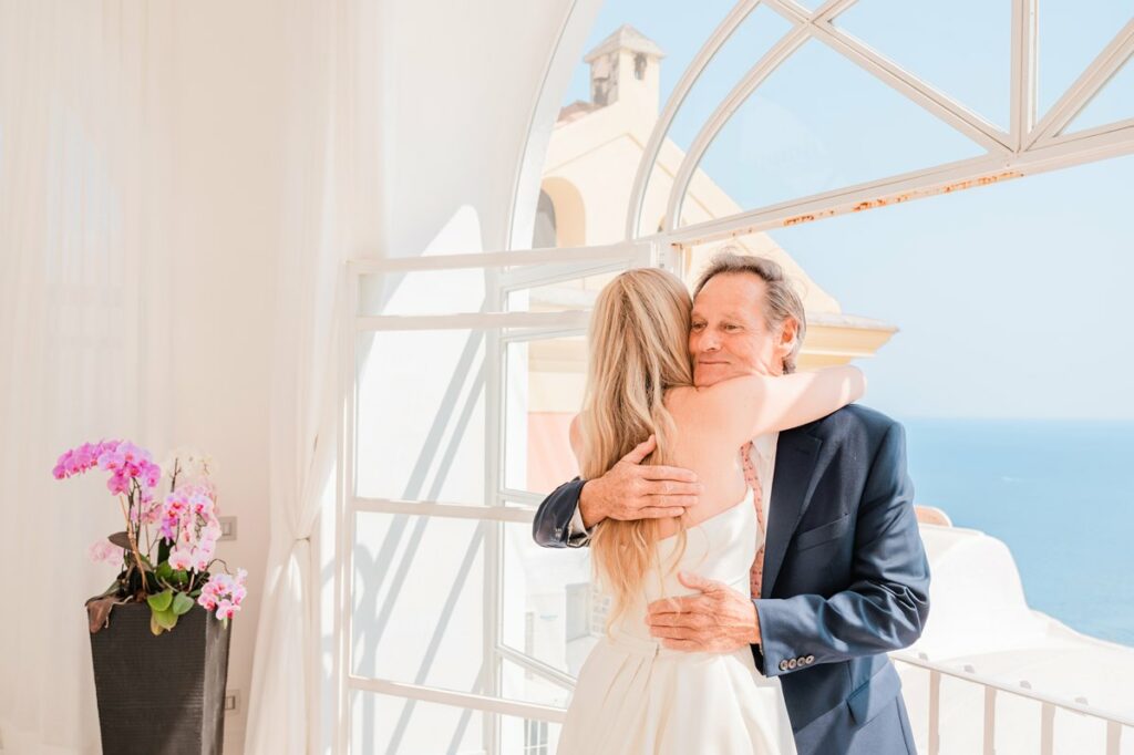 Micro wedding at Villa Magia Positano