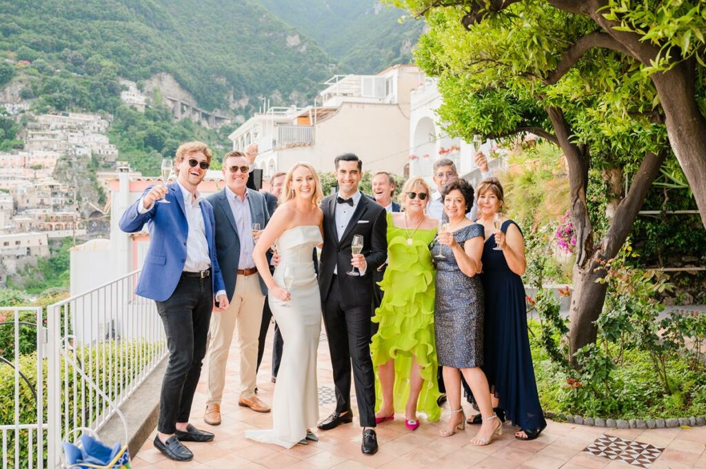 Micro wedding at Villa Magia Positano