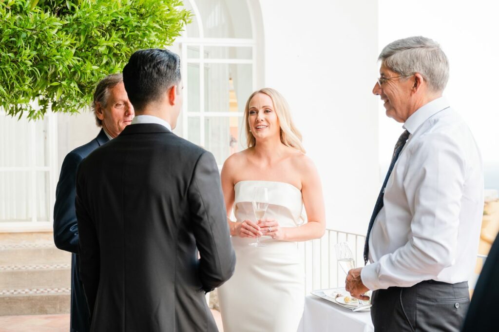 Micro wedding at Villa Magia Positano