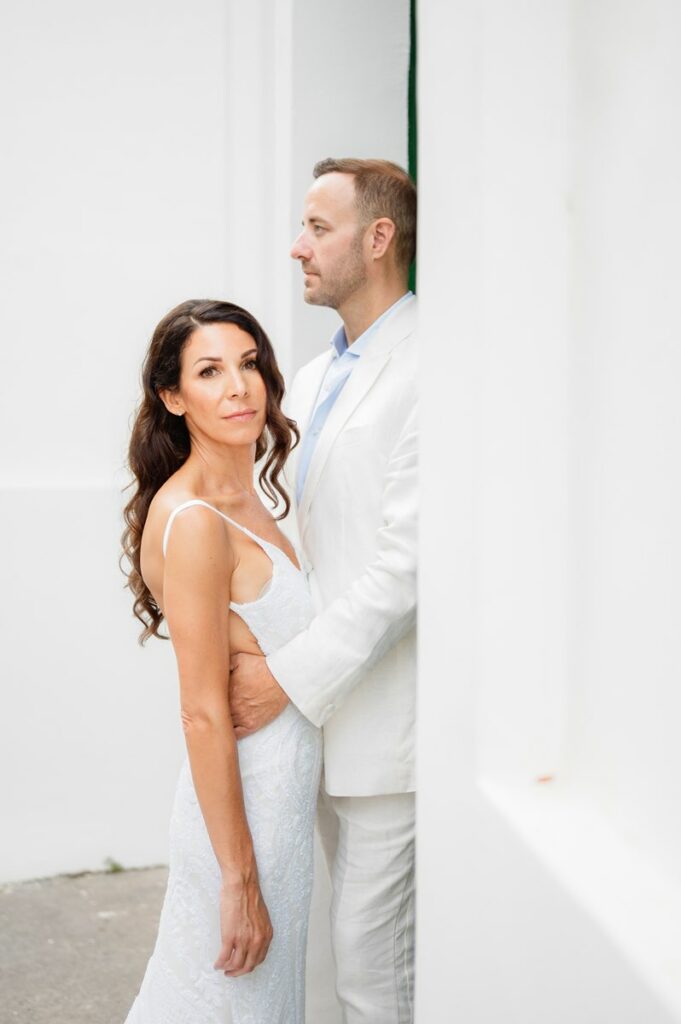 beach elopement in positano