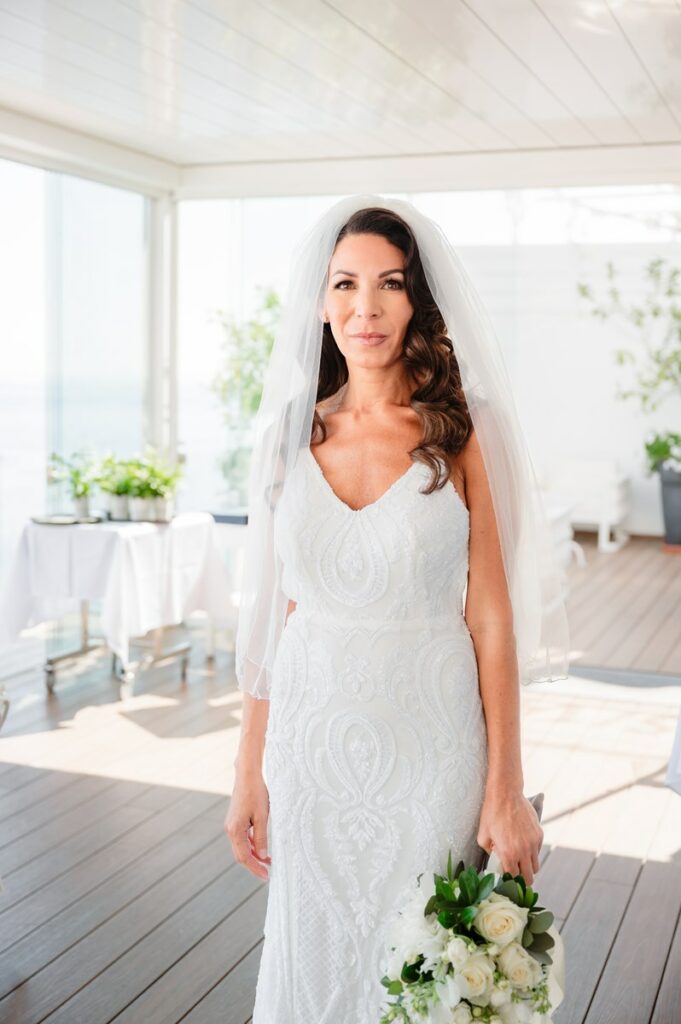 beach elopement in positano