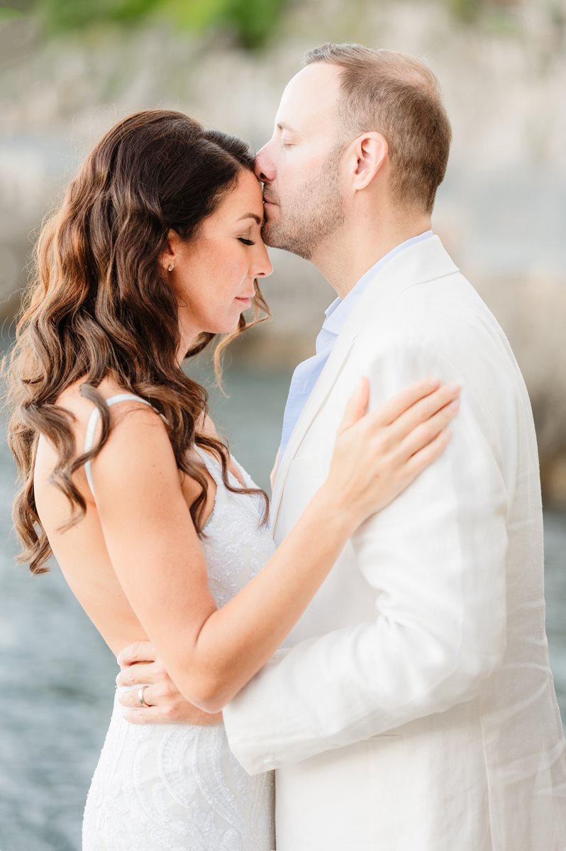 beach elopement in positano