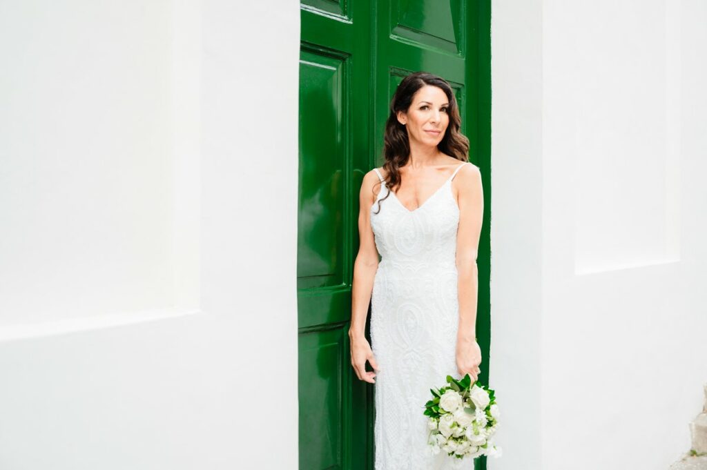 beach elopement in positano
