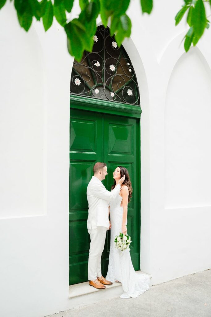beach elopement in positano