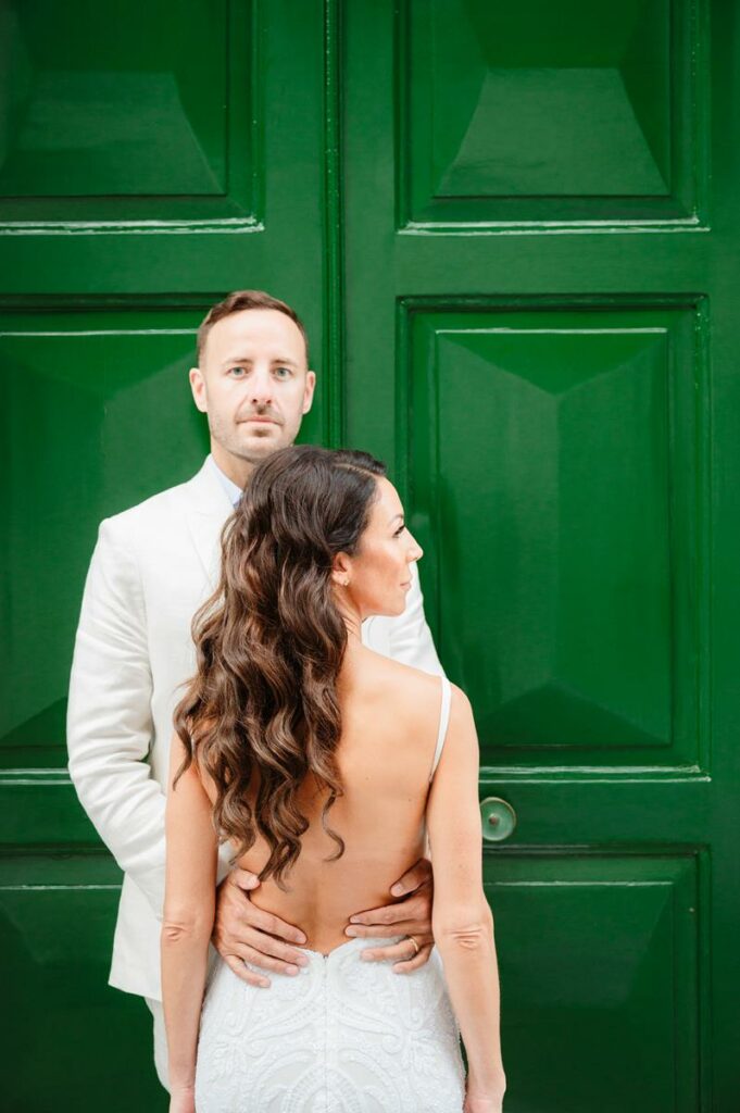 beach elopement in positano