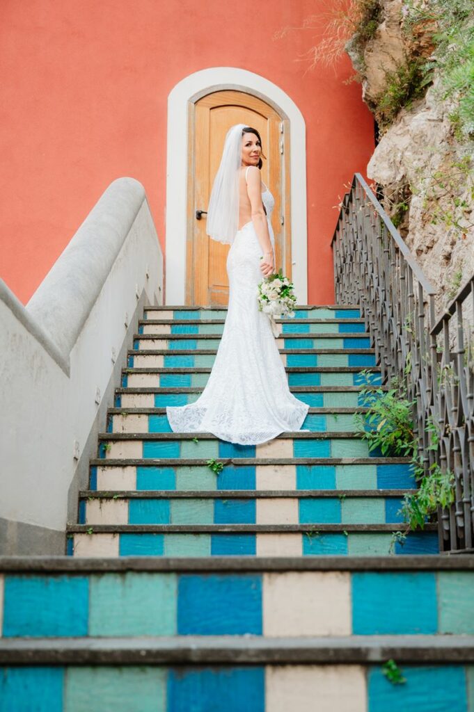 beach elopement in positano
