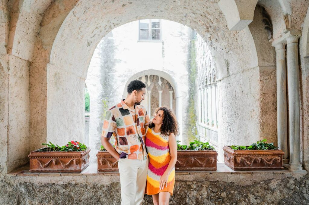 luxury wedding proposal in Ravello