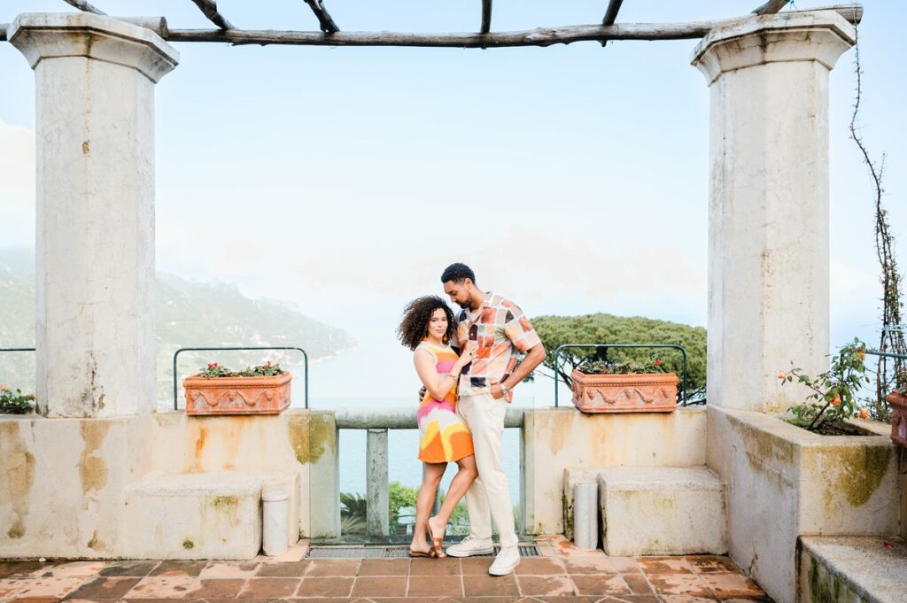 luxury wedding proposal in Ravello