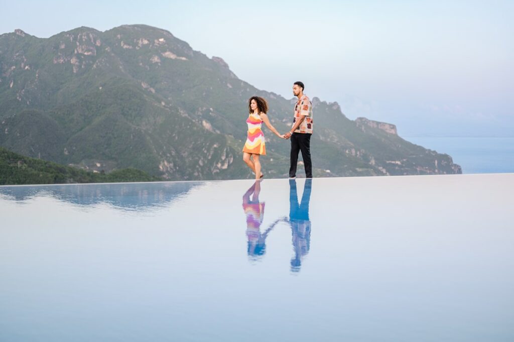 luxury wedding proposal in Ravello