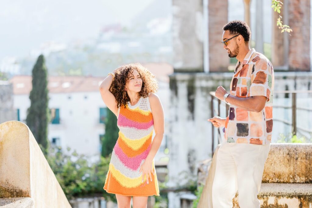 luxury wedding proposal in Ravello