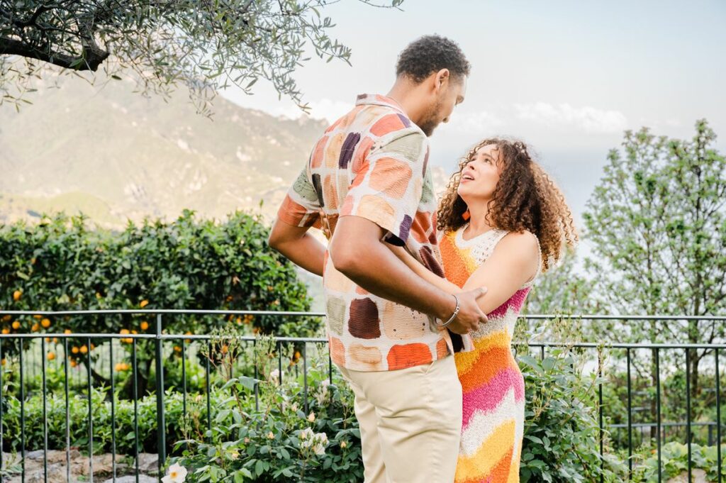 luxury wedding proposal in Ravello