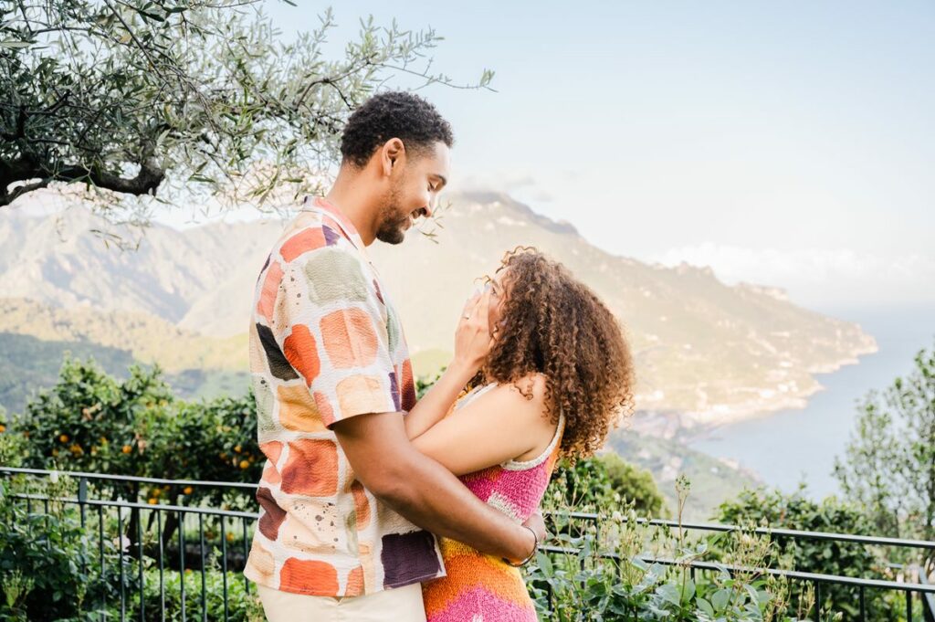 luxury wedding proposal in Ravello