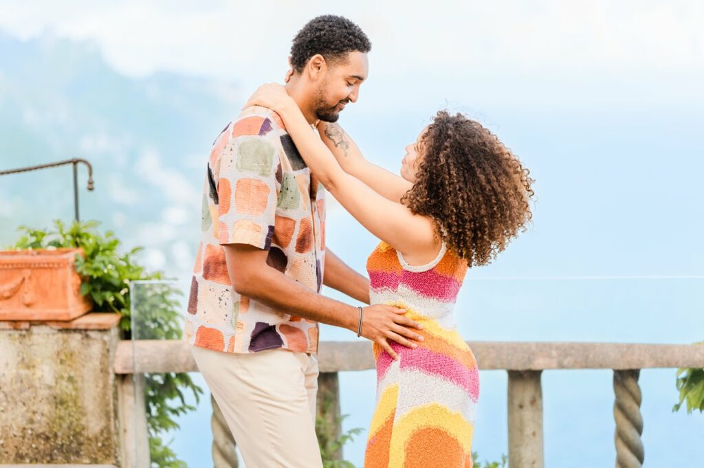 luxury wedding proposal in Ravello