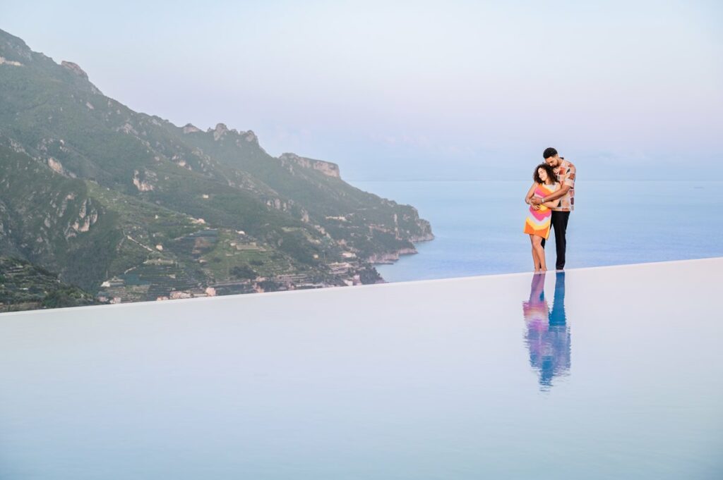 luxury wedding proposal in Ravello