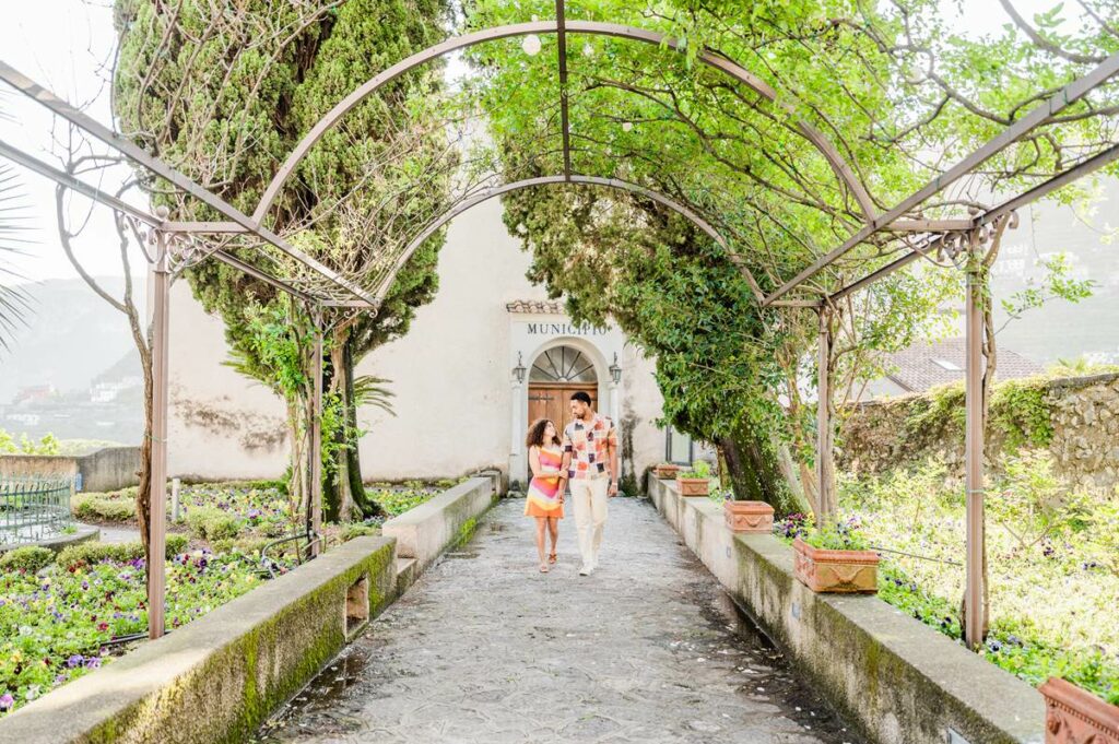 luxury wedding proposal in Ravello