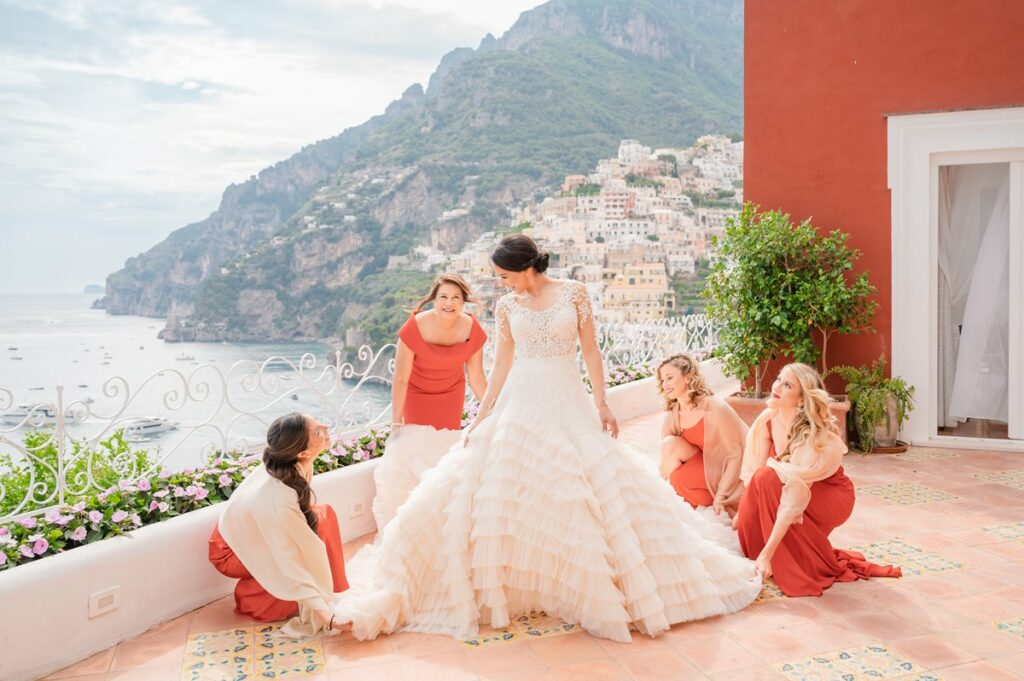 wedding at Rada Positano and Marincanto Hotel