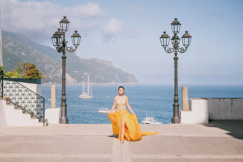 Amalfi Coast quinceañera photo shooting