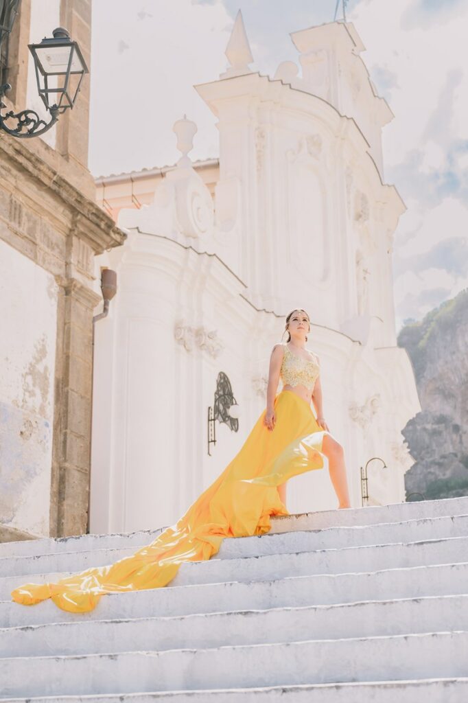 Amalfi Coast quinceañera photo shooting