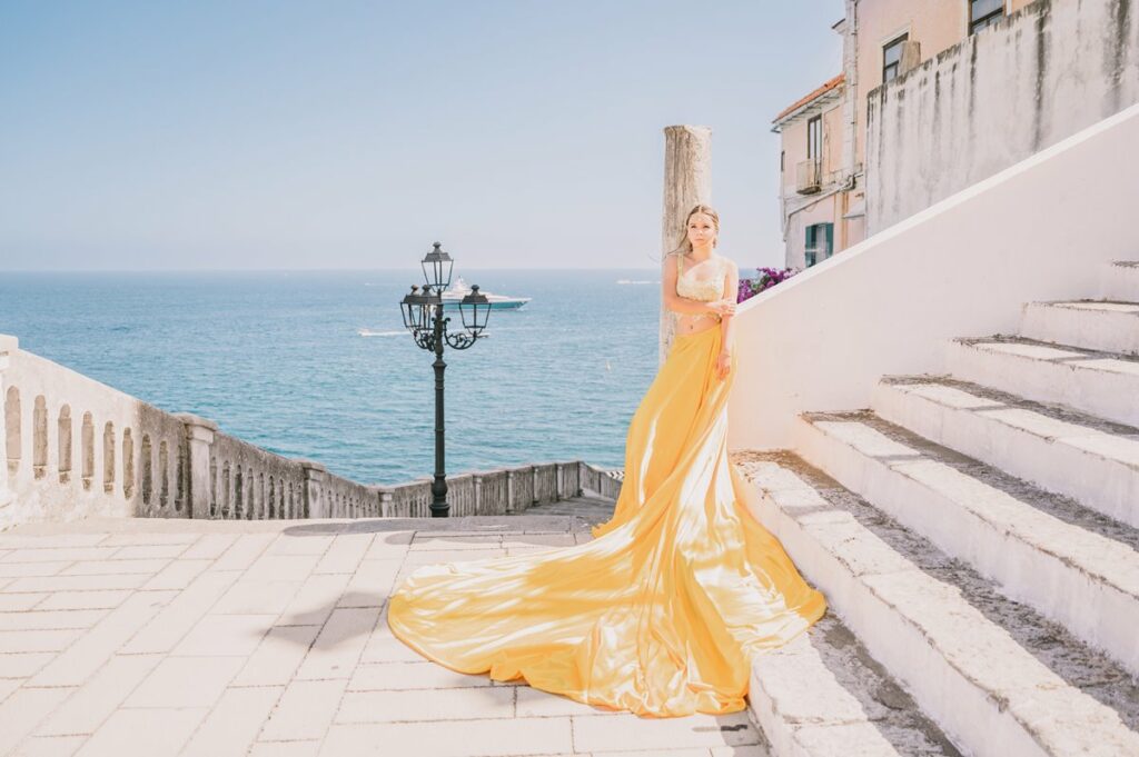 Amalfi Coast quinceañera photo shooting